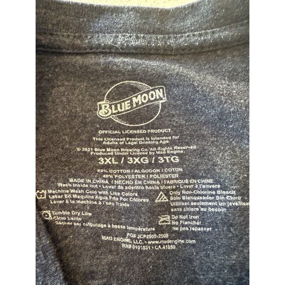 Blue Moon Beer Classic Logo T-shirt‎ 3XL - Picture 9 of 9